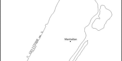 ਖਾਲੀ ਨਕਸ਼ਾ ਦੇ Manhattan