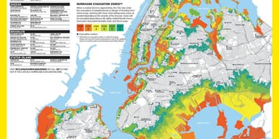 Manhattan ਪਰਲੋ ਜ਼ੋਨ ਨਕਸ਼ਾ