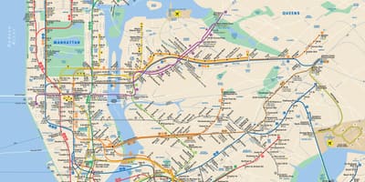 ਨਕਸ਼ਾ ਦੇ mta Manhattan